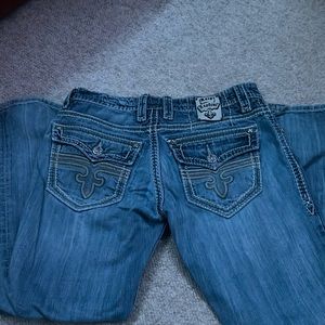 Rock revival jeans men 33x30 used